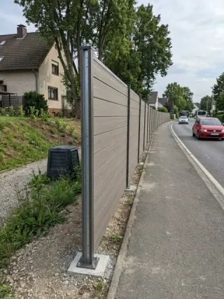 Lärmschutzzaun in Bergen - fachgerechte Ausführung vor Ort
