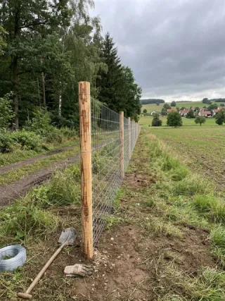 Wildzaun in Bergen - fachgerechte Ausführung vor Ort